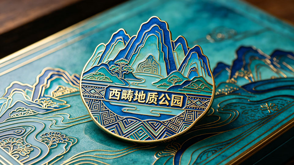 喀斯特峰林主题珐琅徽章第二款